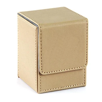 Card Case Deck Box Deck Game Box для Yugioh MTG Скоросшиватели: 100+, песочный цвет